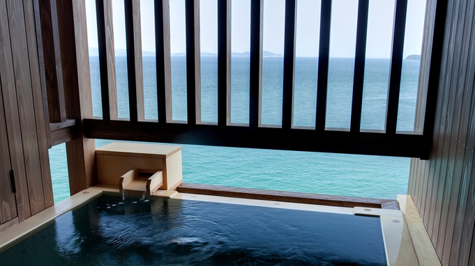 【いまこそ！淡路島】湯と海を独り占め！専有露天風呂付客室・波瑠香        